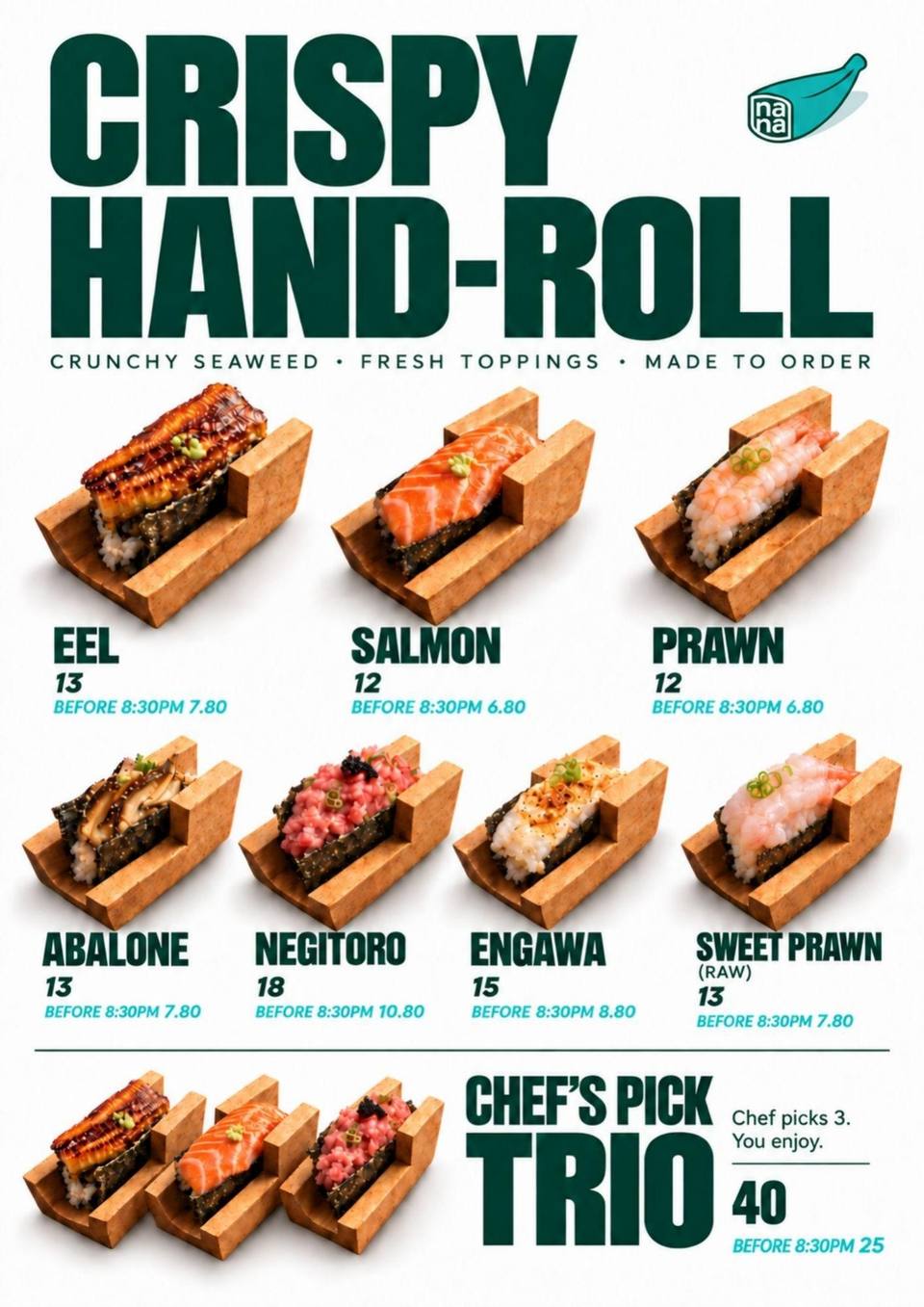 nana 研酒所 food menu page 4 of 12